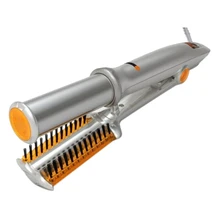 Горячая Распродажа 2 в 1 360 градусов вращающийся для локонов быстрый нагрев мини керамика для завивки волос и выпрямления Professional Styli