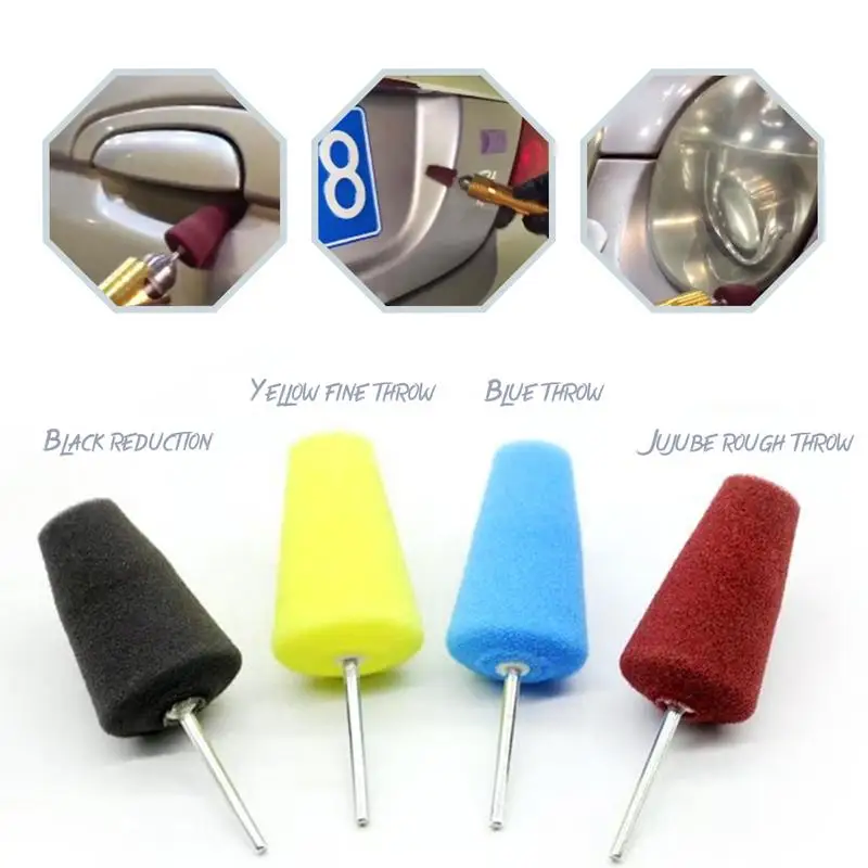 

Multifunctional Fine Sponge Cone Polishing Foam Pad Reusable Cone Shaped Sponge For Car Wheels Car Doors And Handles