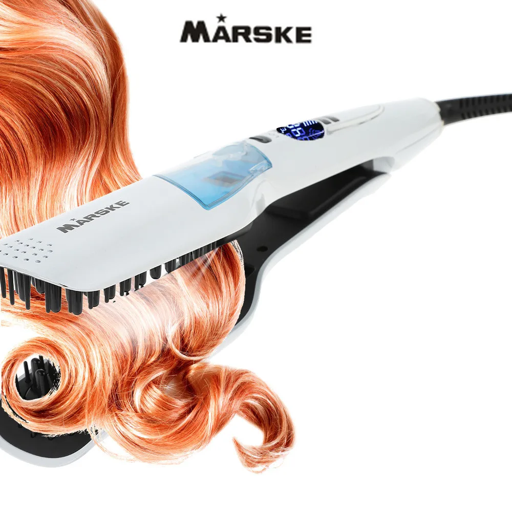 MARSKE 110 240 В пара Функция Vapor Professional Выпрямитель для волос утюги Турмалин
