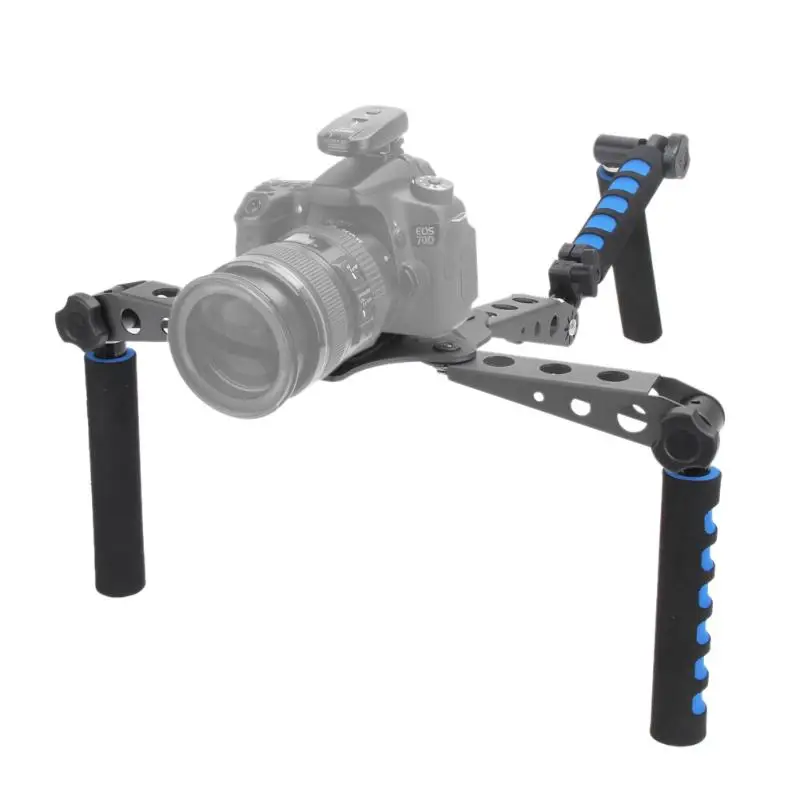 

Foldable Aluminium Alloy Video DSLR Filmmaking System Shoulder Mount Stabilizer for Canon Nikon Sony DSLR Cameras Camcorders