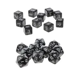 MagiDeal многогранные D6 D20 кости настольная игра развлекательная игрушка для азартных игр DND MTG ролевые 20X