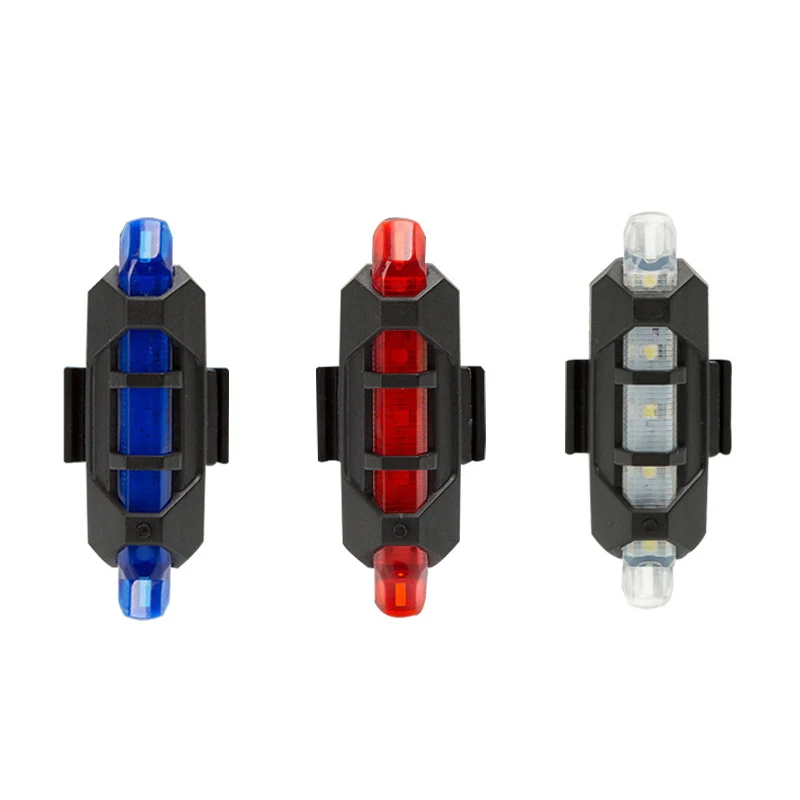 Excellent Bike Tail Light Rechargeable Usb Led Taillight Mtb Warning Bicycle Front Rear Light Bicycle Lamp Flash Light 4