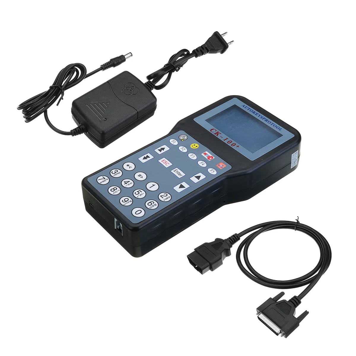 

New Generation 3Pcs/Set CK-100 Car Key Programmer V99.99 CK100 SBB Automobile Key Programmer With OBD2 Cable Car Charger