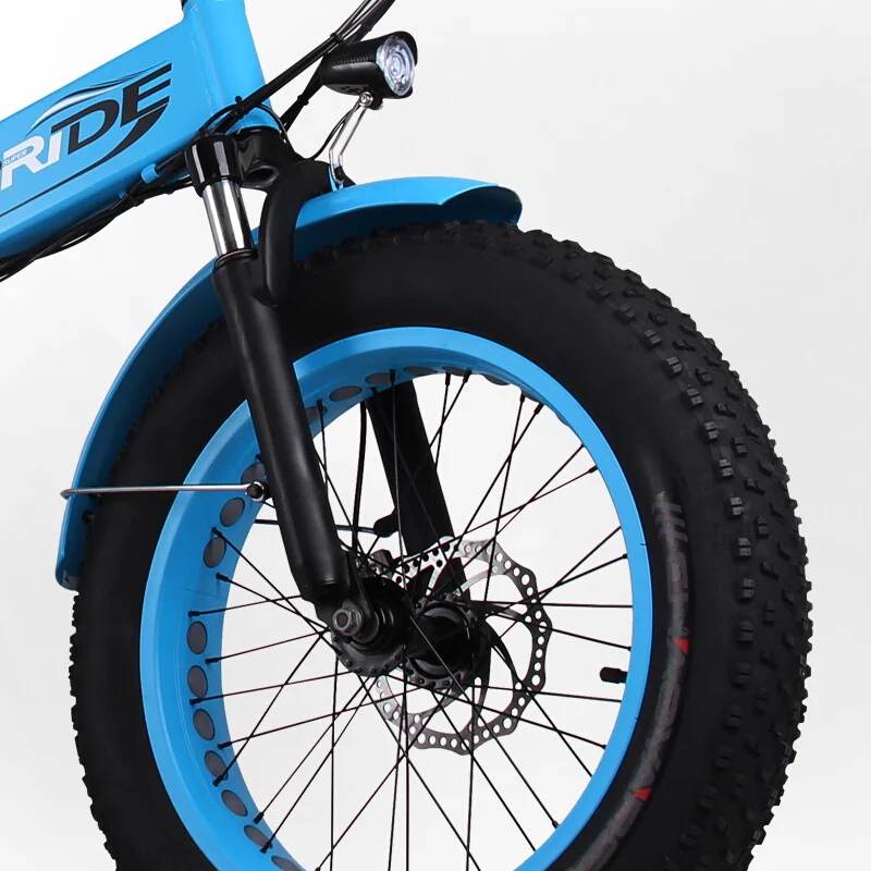 Excellent Daibot Off Road Electric Scooter Two Wheels Electric Scooter 20 inch 48V 240W Snow Beach Foldable Electric Bicycle Scooter 5