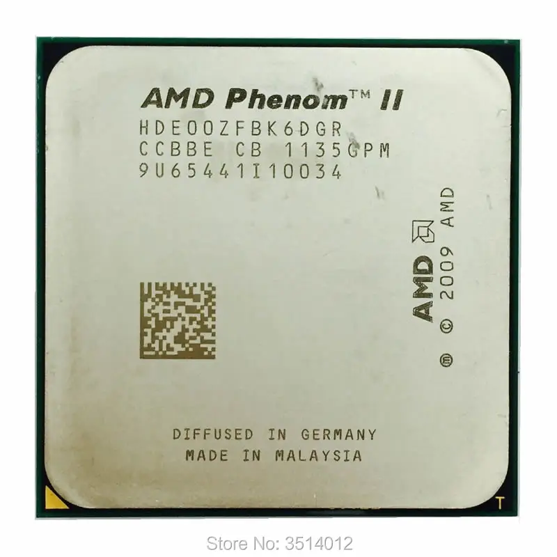 Процессор AMD Phenom II X6 1100T 3 ГГц шестиядерный двенадцатиядерный процессор HDE00ZFBK6DGR