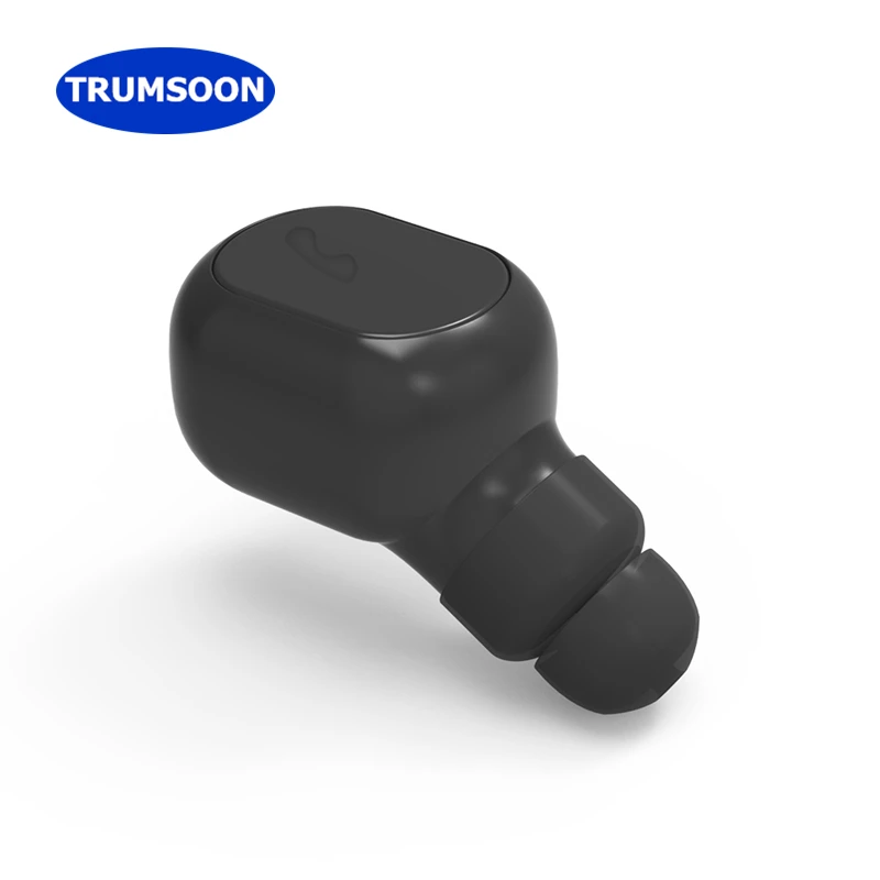 

Trumsoon Mini Bluetooth Wireless Earphone HD Call Stereo Invisible Earbuds with Mic for Smart Phones