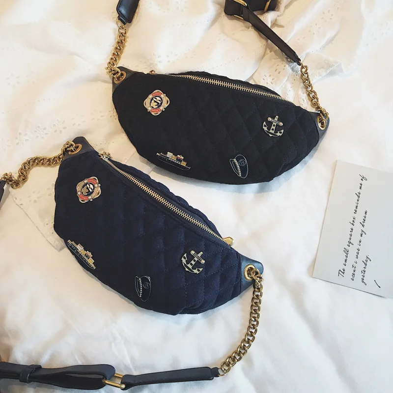 

Waist pack Medal Chest Crossbody Bag For Women Luxury Handbags Designer Famous Brand Bolsa Feminina Shoulder Bag Sac Main Purses