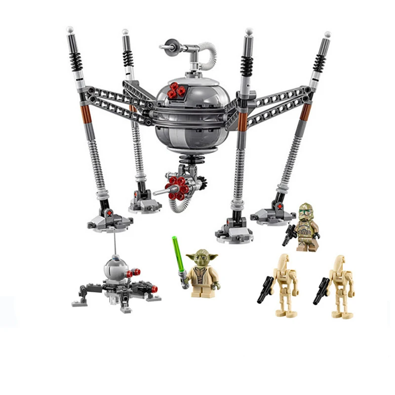 

320pcs Diy Technic Building Blocks Spider Robots Compatible With Legoingly Star Wars Bricks Toys For Children Brinquedos