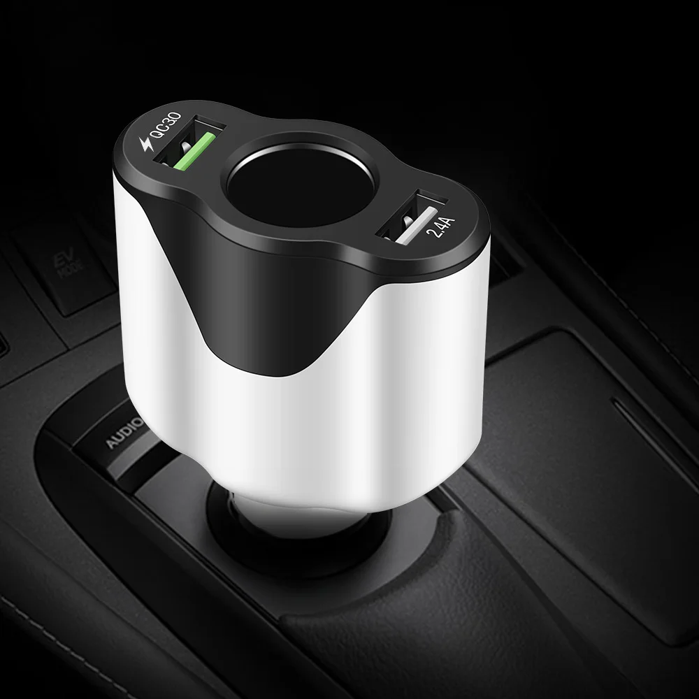 Автомобильный прикуриватель с USB-портом 120 Вт функцией быстрой зарядки |