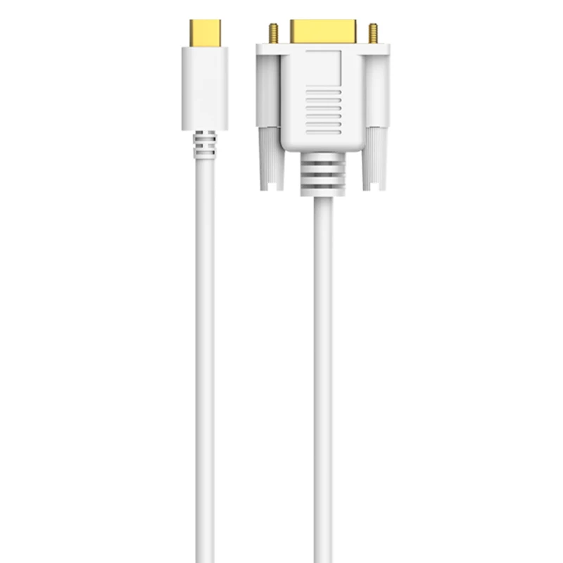 USB C VGA кабель (6 футов 1080 p) Type адаптер Шнур для 2017/2016 MacBook Pro iMaec Surface Book 2 Gaelaxy S8 +/Note 8 Chr|