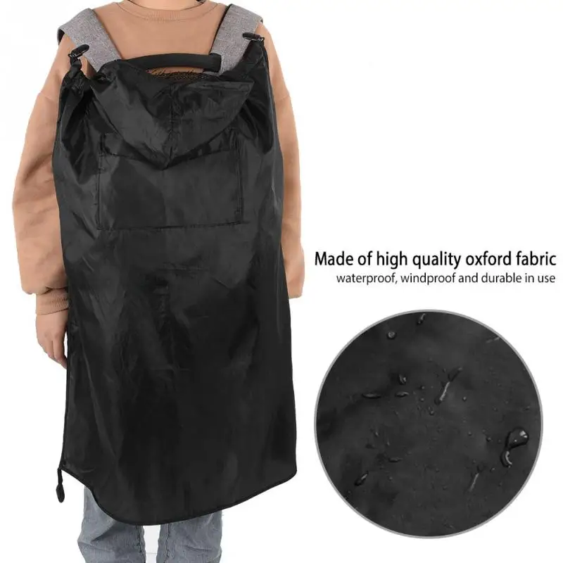 

Baby Carrier Cover Cloak Mantle Baby Windproof Suspender Backpack Carrier Cover Baby Rainproof Cloak Warm Wrap Sling Blackpack