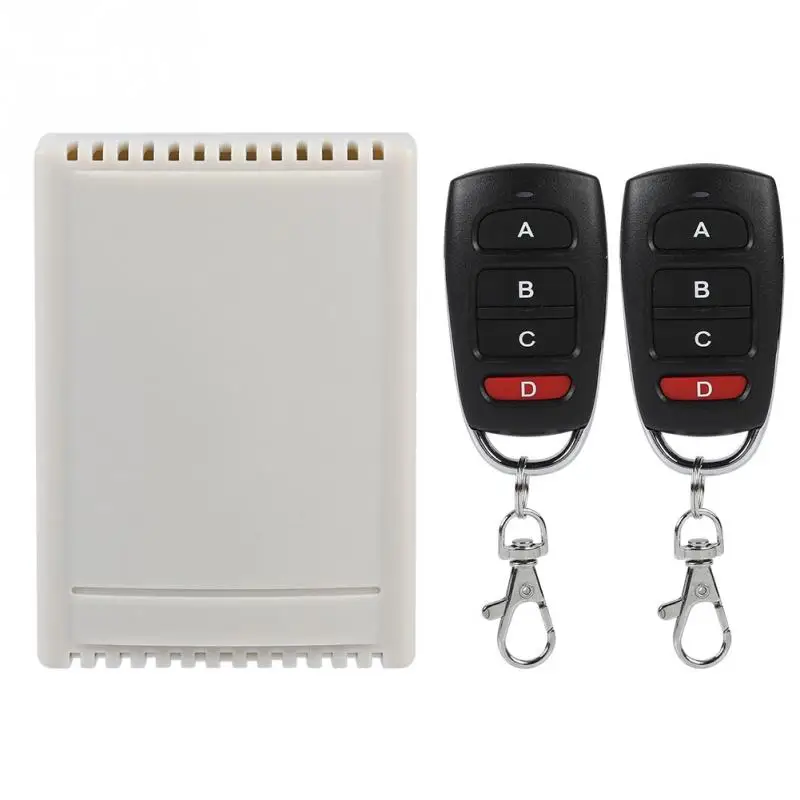 

12V 4-way Wireless Remote Control Switch Wireless Relay Receiver Transmitter Replacement