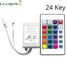 24 клавиши RGB светодиодный светильник контроллер ИК RF удаленный беспроводной контроллер Диммер постоянного тока 12V 6A для RGB SMD 3014 2835 3528 5050 3014 Светодиодные ленты