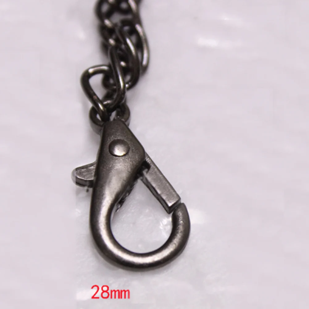 120cm Metal Chain Strap for Shoulder Bags Handbags Handle DIY Chain Belt for Bag Accessories Double Woven Iron Chain Bag Straps