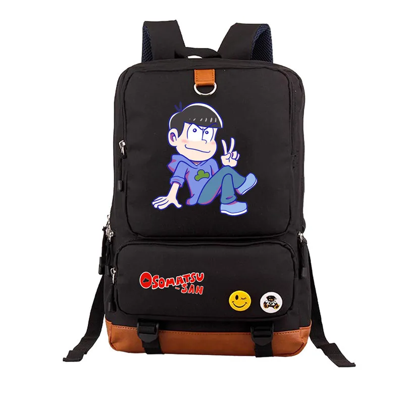 Школьный портфель Osomatsu san Matsuno Ichimatsu сумка на плечо рюкзак с принтом для