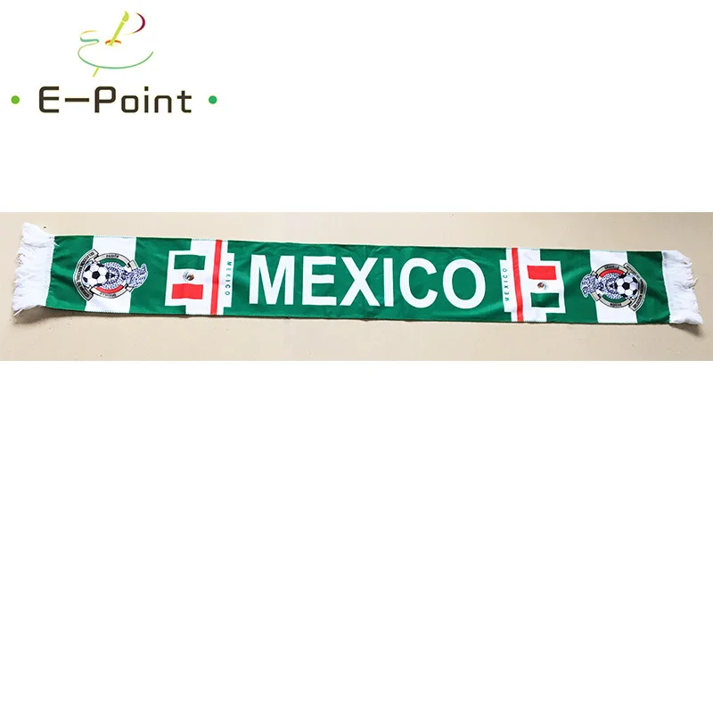 145*16 см размер Мексиканский национальный шарф футбольной команды для фанатов футбольный кубок мира Россия двусторонний бархатный материал