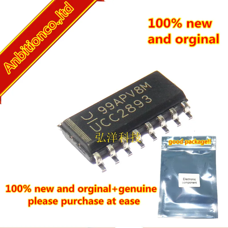 5pcs 100% new and orginal UCC2893 UCC2893DR UC2893 SOP16 in stock | Мобильные телефоны и аксессуары