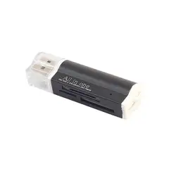 Портативный USB 2,0 все в 1 Multi чтения карт памяти для TF MMC SDHC M2 Memory Stick MS Duo RS-MMC