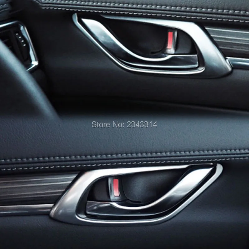 

For Mazda CX-5 CX5 KF 2017 2018 Car Door Handle Bowl Covers ABS Chrome Trim Chromium Styling Interior Decoration Car Accessories