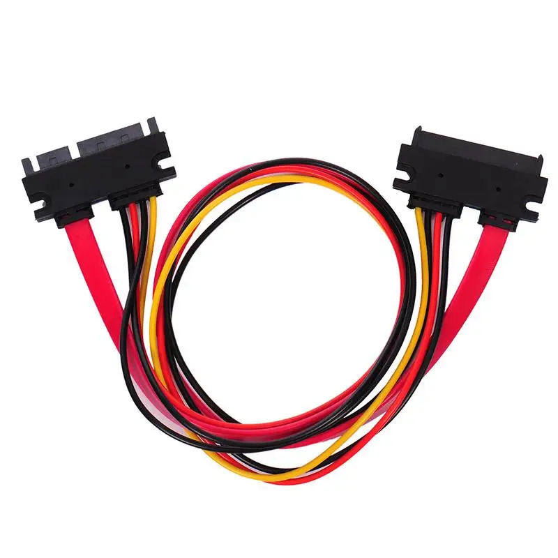 SATA 7 + 15 pin кабель передачи данных мужчин и женщин удлинитель|Кабели данных| |