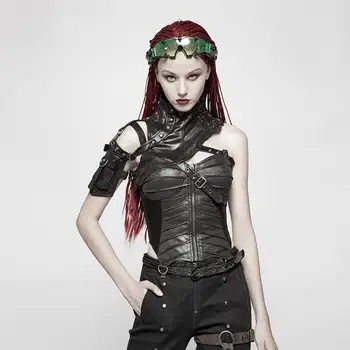 

Punk Rave Women's Faux Leather Steampunk Harness WS289QTF