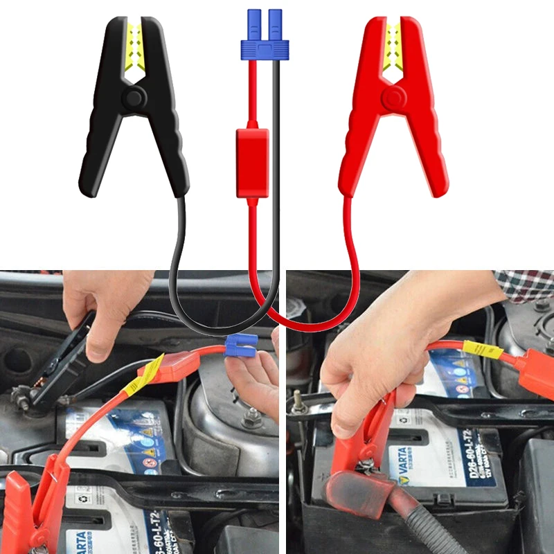 

1pc EC5 Connector Auto Car Emergency Jumper Cable Wires Alligator Clamp Booster Battery Clips For Universal Car Jump Starter