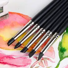 5 шт., силиконовые ручки для зубных щеток, инструмент для придания формы зубам, клей, композитная смола, цемент, фарфоровые зубные инструменты, аксессуары