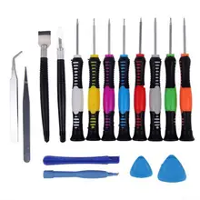 Professional 16 in 1 Opening Repair Tools Screwdrivers Set Kit With Tweezer Scraper For Mobile Phone For iPhone Hand Tools Set professional multi tools 47 in 1 kit hand opening repair tool kit screwdrivers set for iphone sumsang free shipping jm 8146