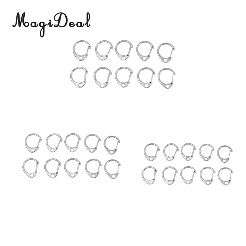 

30 Pieces Ally Keychain Carabiners Snap Hook Mini Clips Push Open Gate Keys Holder Gadget Outdoor Camping Hiking Fishing