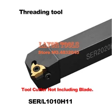 SER1010H11 10*10mm CNC Titular Ferramenta de Rosqueamento Externo, Transformando ferramentas de Rosca para 11ER Inserções, tipo de SERVIÇOS