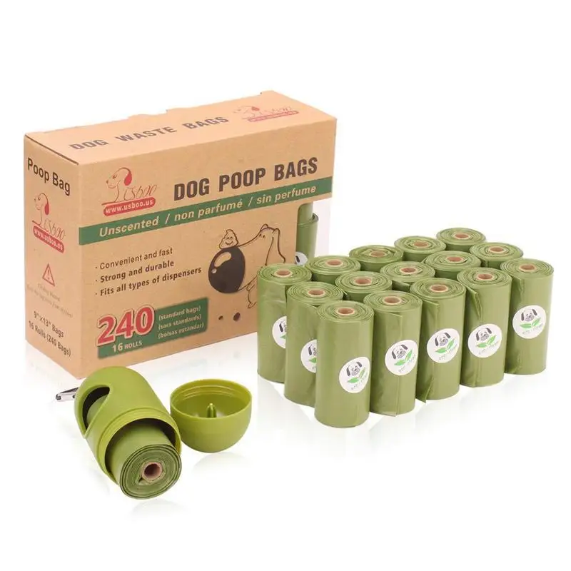 

Solid Degradable Pet Dog Poop Bags Pet Waste Bags Dog Puppy Cat Garbage Bag Clean up Pet Supplies Cleaning Bag Environmentally