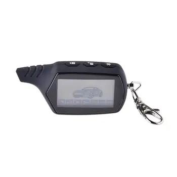 

Anti-theft key system A61 LCD remote control 2-way car Starline 2 engine starter keychain / LCD remote control alarm
