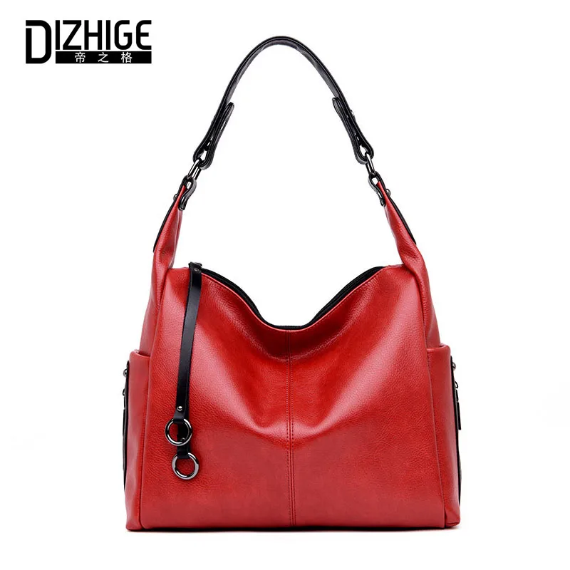 

DIZHIGE Luxury Handbags Women Bags Designer Female PU Leather Shoulder Bag Female Crossbody Bag High Quality Solid Elegant