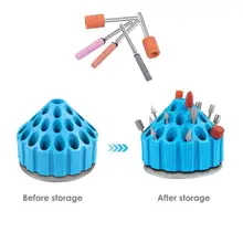 360 градусов роторный ящик для хранения инструмента электрическая шлифовальная дрель коробка для хранения бит мульти-отверстия корпус стенд жесткий пластиковый органайзер