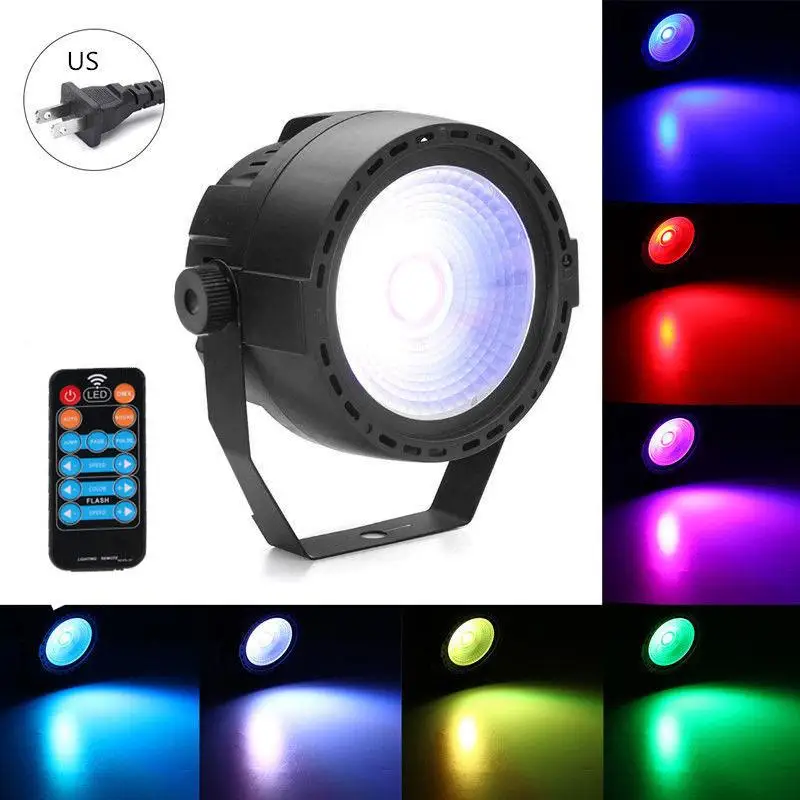 

3 in1 RGB COB LED Sound Activated Laser Projector Stage Lighting DMX Club Disco Party Ballroom KTV Projector Spotlight Lumiere