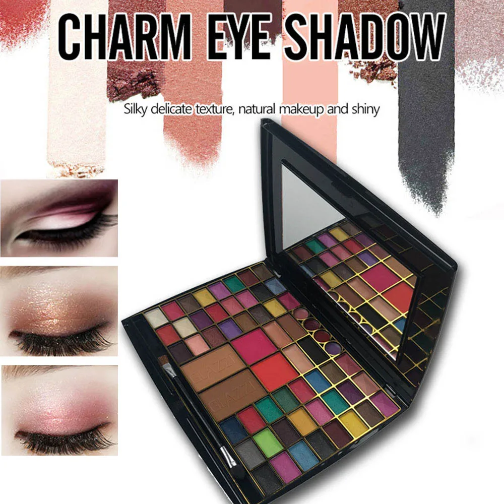 

Fashion 60 Colors Eyeshadow Palette Glazed Diamond Eyeshadow Beauty Matte Make Up Palette Pigment Professional Eyeshadow