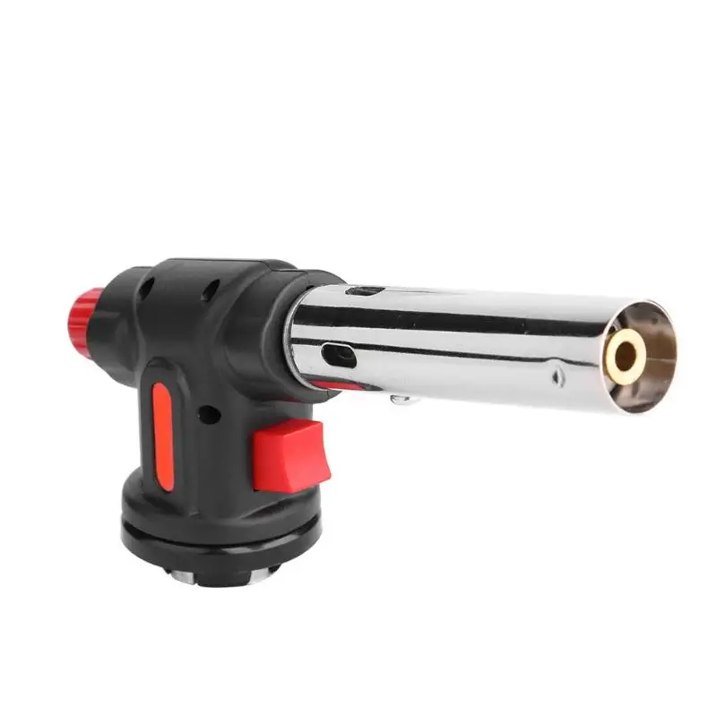 

Gas Torch Flamethrower Butane Burner Automatic Ignition Baking Welding BBQ Camping Outdoor Hiking Fire Flame Gun