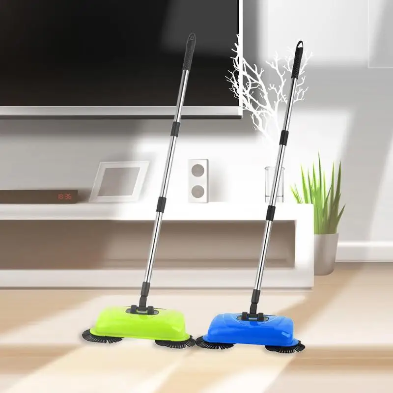 

Stainless Steel Sweeping Machine Push Type Hand Push Magic Broom Dustpan Handle Household Cleaning Package Hand Push Sweeper mop