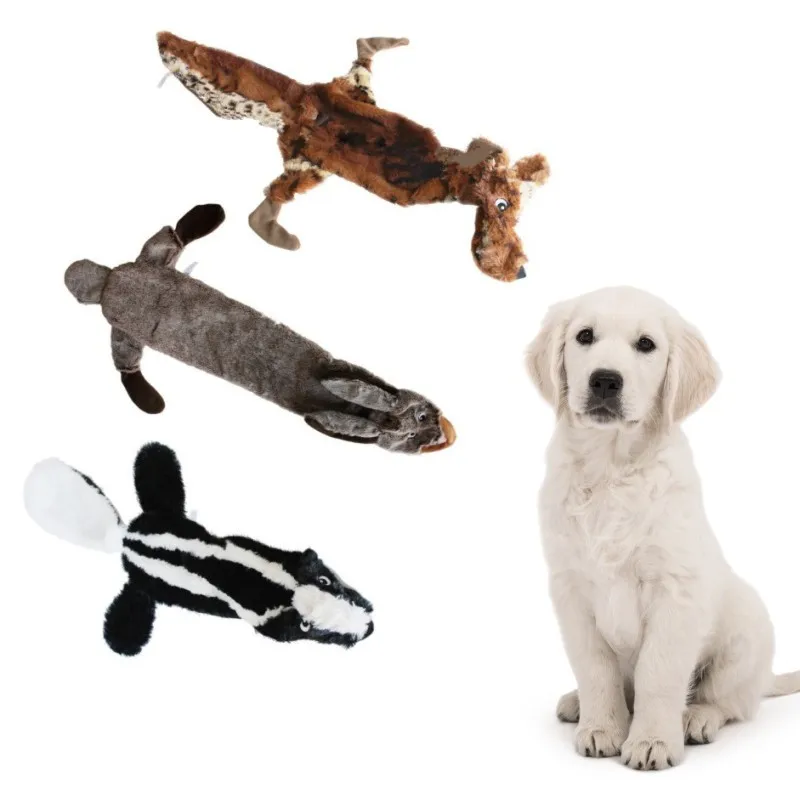 

Cute Dog Toys Stuffed Squeaking Animals Pet Toy Plush Pet Honking Squirrel for Small Dogs Chew Squeaker Squeaky Toy for Dog 3d30