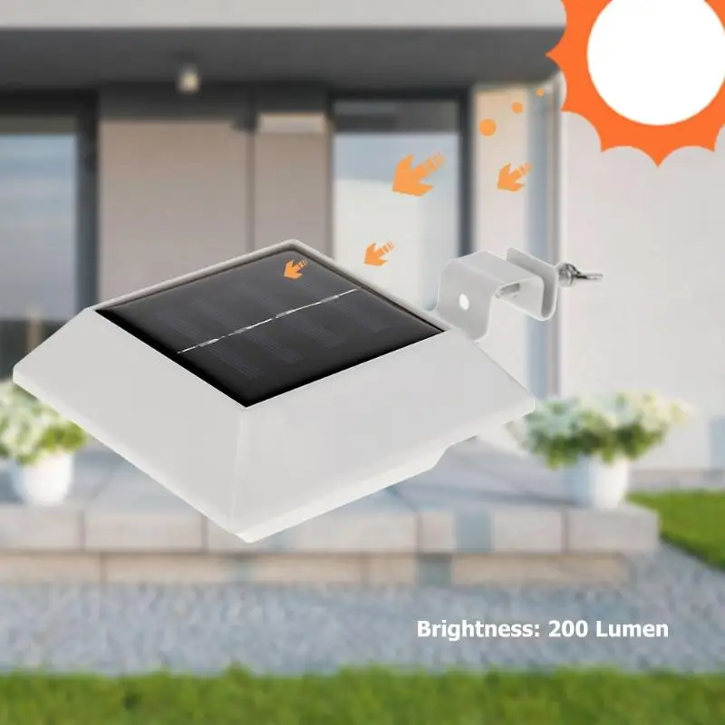 

6LED Solar Light IP65 Waterproof Outdoor Garden Yard Security Wall Lamp