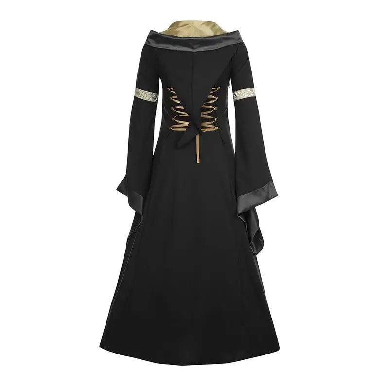 Classical Renaissance Medieval Central European Style Luxuries Female Cosplay Costumes Party Dress Femme Vestidos Size S-2XL