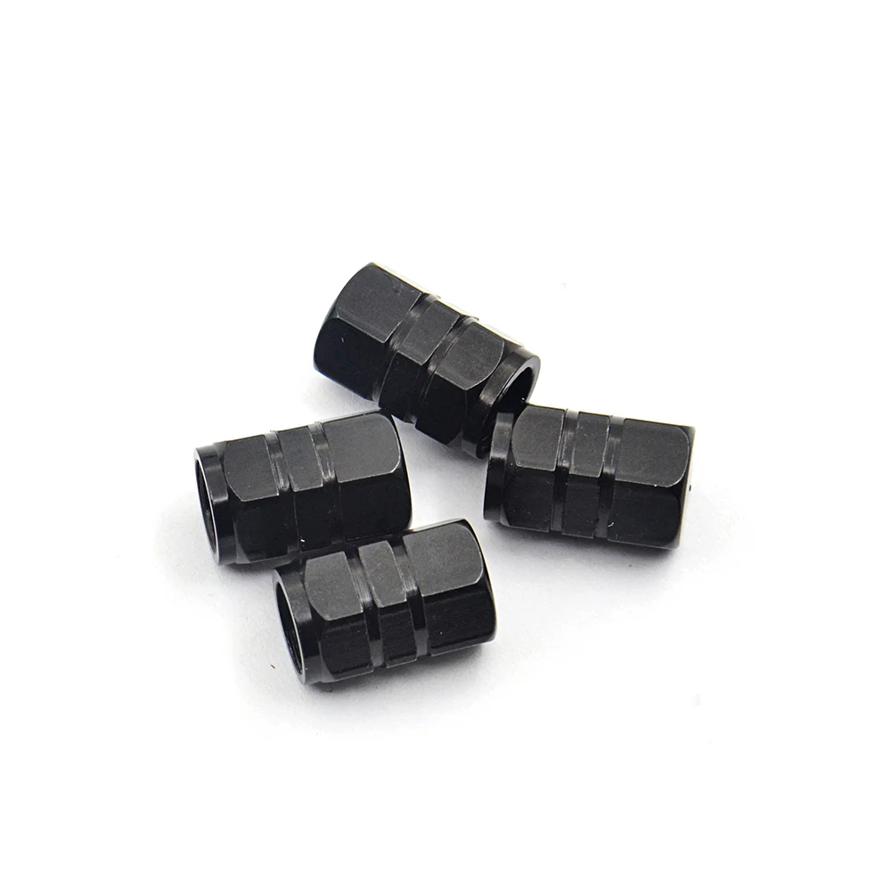 Auto Tire Theftproof Aluminum Wheel Tires Valves Tyre Stem Air Caps Covers For all Cars 4pcs/pack