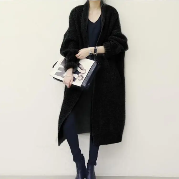 Плюс Размеры свободные тянуть Kleding Vrouwen пончо и мыс осень зима Hiver женщин РК