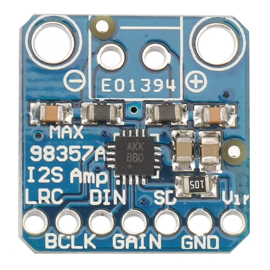 Счетчик частоты MAX98357 I2S преобразователь класса D DAC модуль декодера для Raspberry Pi ESP32