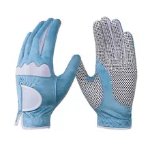 Женские перчатки для гольфа анти-скольжение солнцезащитный крем дышащие летние модели волокна ткани нейлоновая эластичная ткань перчатки