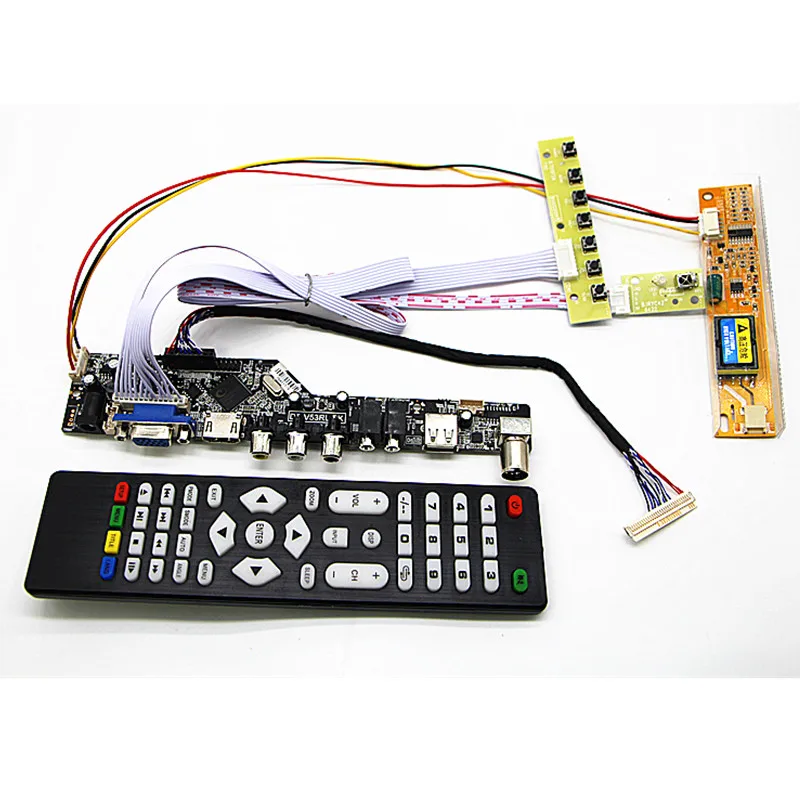 Плата драйвера ЖК телевизора + HDMI VGA AV USB Аудио ТВ 15 4 &quotLP154W01 B154EW08 B154EW01 LP154WX4 1280*800