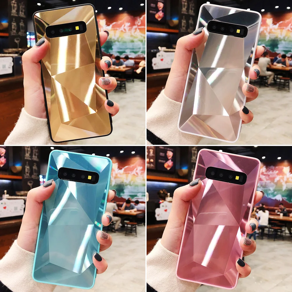 3D Алмазный чехол для Samsung Galaxy Note 20 10 Pro S8 S9 + S10e A41 A51 A21S S20 Plus Чехлы Голографический