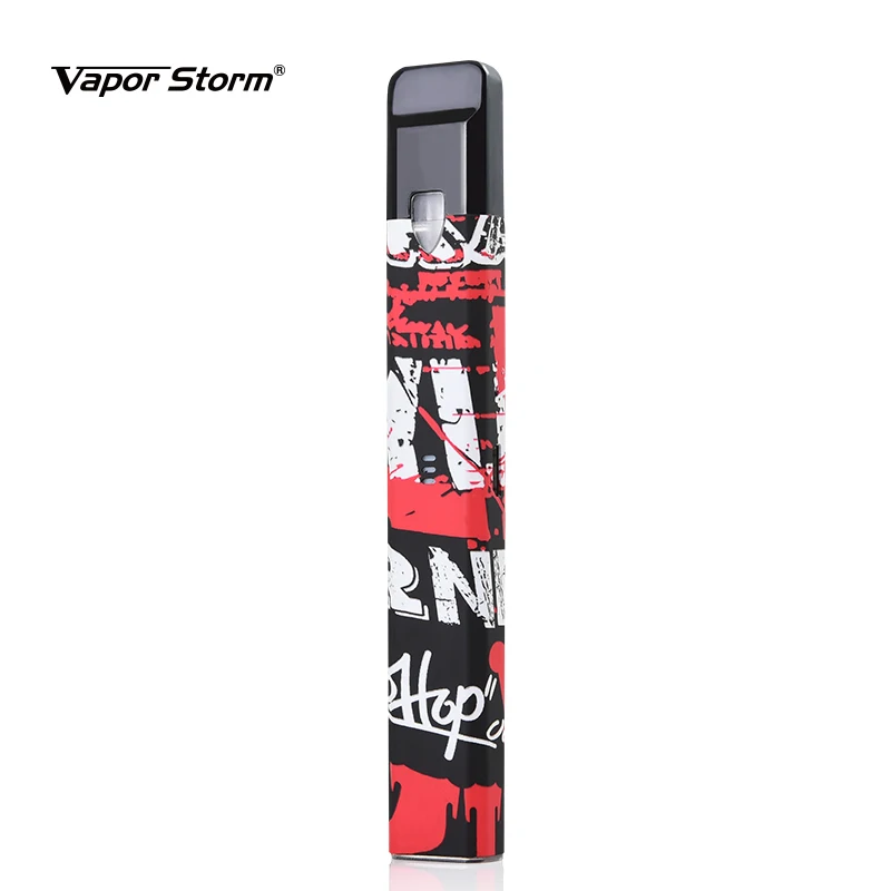 

Vapor Storm Stalker Pod Vape Pen Kit 400mAh Battery 1.8ml 1.6ohm Cartridge Refillable Electronic Cigarette Flat Pods System