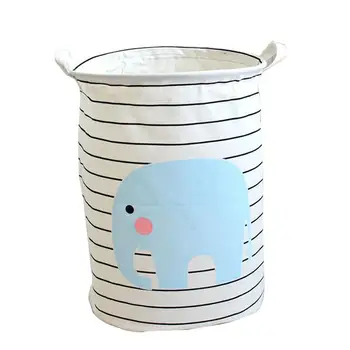 

1PC Laundry Basket Space-saving Cartoon Collapsible Cute Laundry Storager Hamper for Home Bedroom Clothes Office Nursery