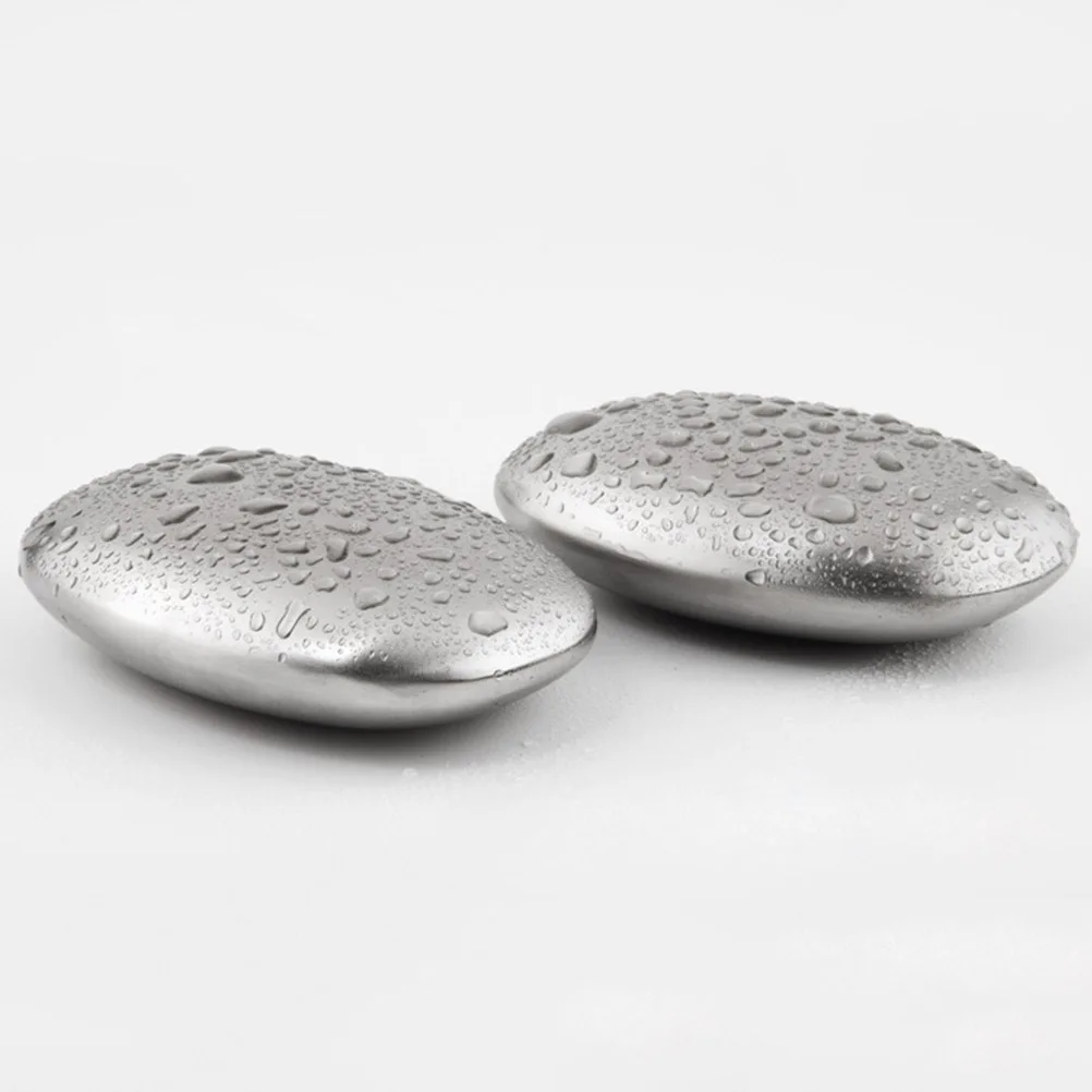 1PC Stainless Steel Soap Metal Oval Shape Newness Odor Eliminator Odor